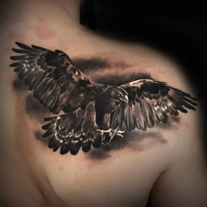 image-of-3D-eagle-tattoo