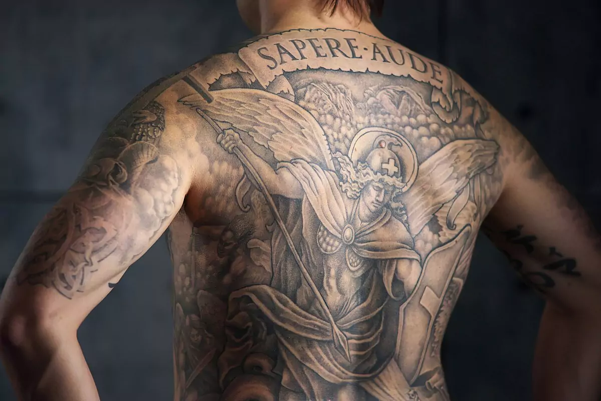 image of-back-saint-tattoo